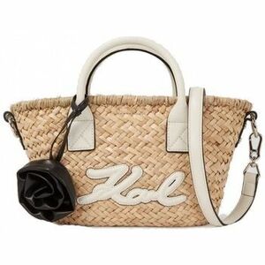 Tašky Karl Lagerfeld SIGNATURE RAFFIA SM BASKET vyobraziť