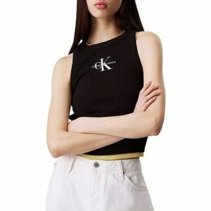 Tielka a tričká bez rukávov Calvin Klein Jeans MONOLOGO RIB TANK J20J225301 vyobraziť