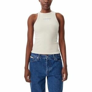 Tielka a tričká bez rukávov Calvin Klein Jeans MONOLOGO RIB TANK J20J225301 vyobraziť