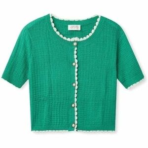 Kabáty Compania Fantastica COMPAÑIA FANTÁSTICA Cardigan 10301 - Green vyobraziť