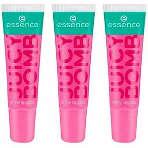 Lesky na pery Essence Set of 3 Juicy Bomb Shiny Lip Glosses - 102 Witty Water vyobraziť