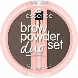 Líčenie obočia Essence Brow Powder Duo Set - 03 Dark vyobraziť