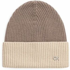 Čiapky Calvin Klein Jeans CK METAL TWO-TONE CHUNKY BEANIE K60K612598 vyobraziť