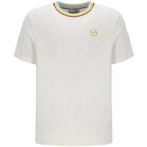 Tričká a polokošele Sergio Tacchini Slice Velour T-Shirt Gardenia/Gold vyobraziť