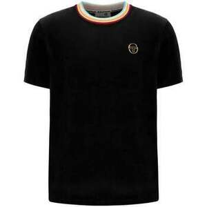 Tričká a polokošele Sergio Tacchini Slice Velour T-Shirt Black vyobraziť