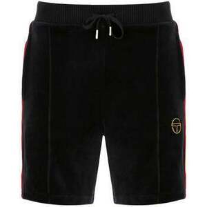 Šortky/Bermudy Sergio Tacchini Slice Velour Shorts Black vyobraziť