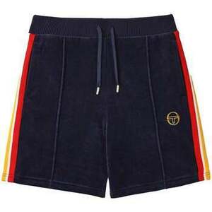 Šortky/Bermudy Sergio Tacchini Slice Velour Shorts Maritime Blue/Gold vyobraziť