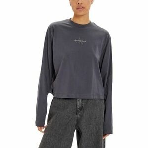 Tričká s dlhým rukávom Calvin Klein Jeans MONOLOGO LOOSE LS TE J20J224200 vyobraziť