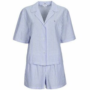 Pyžamá Tommy Hilfiger SS LINEN SHIRT SHORT SET vyobraziť