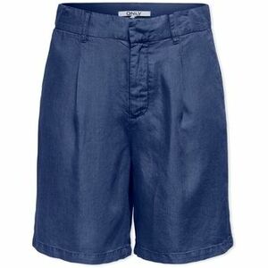 Šortky/Bermudy Only Charis Life Shorts - Dark Blue Denim vyobraziť