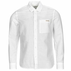 Košele s dlhým rukávom Calvin Klein Jeans LINEN COTTON SHIRT vyobraziť