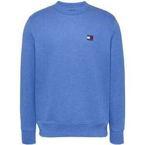 Mikiny Tommy Jeans Reg Logo Badge Sweatshirt Tempo Blue Melange vyobraziť