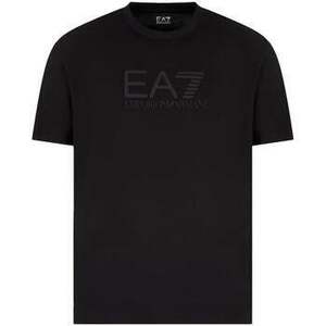 Tričká a polokošele Ea7 Emporio Armani Visibility Tonal Logo T-Shirt Black vyobraziť