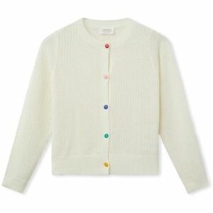 Kabáty Compania Fantastica COMPAÑIA FANTÁSTICA Cardigan 10231 - Ecru vyobraziť