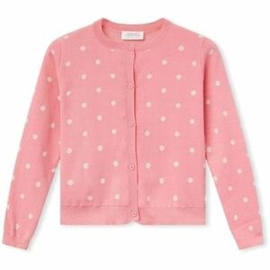 Kabáty Compania Fantastica COMPAÑIA FANTÁSTICA Cardigan 10235 - Pink/White vyobraziť