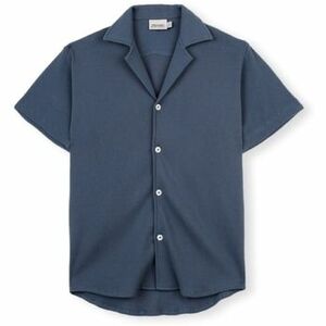 Košele s dlhým rukávom Imago Waffle Shirt - Blue vyobraziť