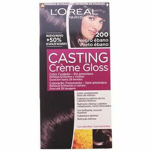 Farbenie L'oréal Permanent Hair Color Casting Creme Gloss - 200 Noir Ebè vyobraziť