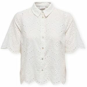 Blúzka Only Valais Shirt - Cloud Dancer vyobraziť