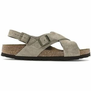 Sandále BIRKENSTOCK Tulum Suede Leather Narrow - Taupe vyobraziť
