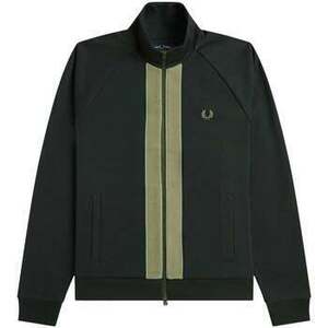 Bundy Fred Perry Chenille Tape Track Top Jacket Night Green vyobraziť