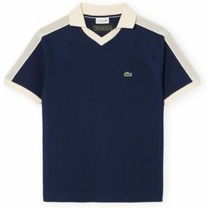 Tričká a polokošele Lacoste Classic Fit Piqué Panel Polo Shirt - Midnight Blue vyobraziť