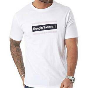 Tričká a polokošele Sergio Tacchini Lared T-Shirt White vyobraziť