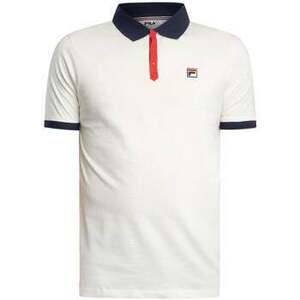 Tričká a polokošele Fila Panatta 2 Polo Shirt Gardenia/ Navy/ Red vyobraziť