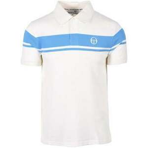 Tričká a polokošele Sergio Tacchini Young Line Polo Shirt Gardenia/Azure Blue vyobraziť