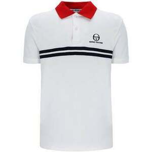 Tričká a polokošele Sergio Tacchini Supermac MK2 Polo Shirt White/Adrenaline Rush vyobraziť