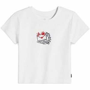 Tričká a polokošele Converse LOVE LETTER T-SHIRT vyobraziť