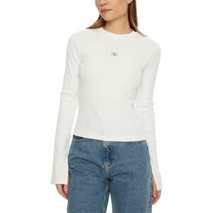 Tričká s dlhým rukávom Calvin Klein Jeans WOVEN LABEL RIB LS T J20J224760 vyobraziť