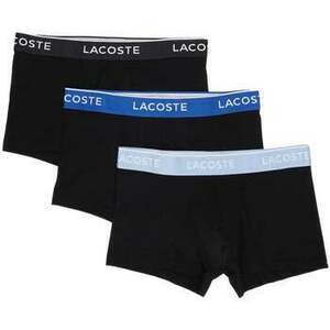 Boxerky Lacoste 3 Pack Cotton Stretch Logo Trunks Black/Light Blue/Blue vyobraziť