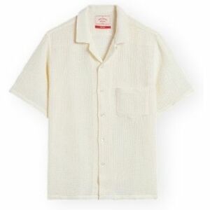 Košele s dlhým rukávom Portuguese Flannel Salva Shirt - White vyobraziť