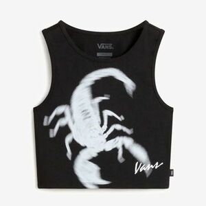 Tričká a polokošele Vans VENOM FITTED CROP TANK vyobraziť