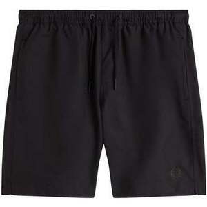Plavky Fred Perry Classic Swim Shorts Black/Court Green vyobraziť