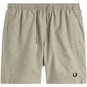 Plavky Fred Perry Classic Swim Shorts Warm Grey/Black vyobraziť