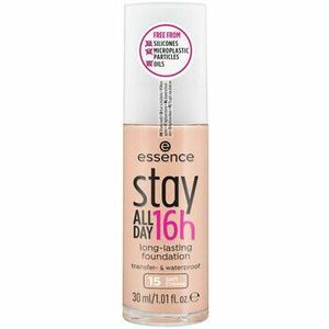 Make-upy a podkladové bázy Essence Stay All Day 16H Longlasting Foundation - 15 Soft Creme vyobraziť