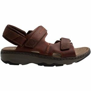Sandále Clarks RAFFE-COAST-BROWN LETAHER vyobraziť