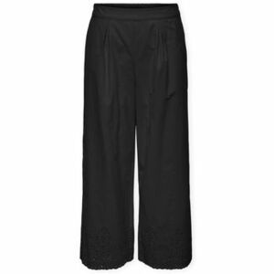 Nohavice Only Roxanne Long Trousers - Black vyobraziť