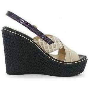 Sandále Emporio Armani EA7 COMPENSA CUIR BEIGE C14ARMANI002 ARMANI005 vyobraziť