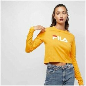 Tričká a polokošele Fila MARCELINE CROPPED LS SHIRT 589 - CITRUS 687213 vyobraziť