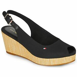 Sandále Tommy Hilfiger ICONIC ELBA SLING BACK WEDGE vyobraziť