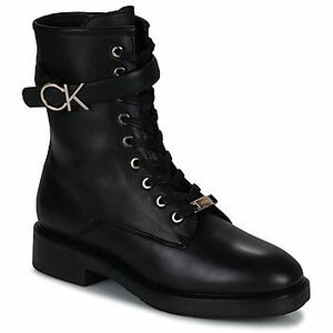 Polokozačky Calvin Klein Jeans RUBBER SOLE COMBAT BOOT W HW vyobraziť