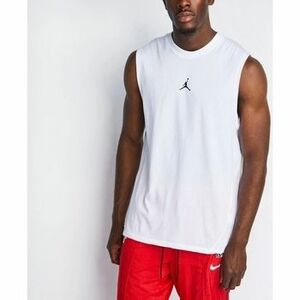 Tričká a polokošele Nike JUMPMAN SPRT Blanc vyobraziť