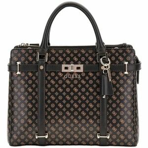 Kabelky Guess EMILEE LUXURY SATCHE MOCHA LOGO HWPS88 62060 vyobraziť