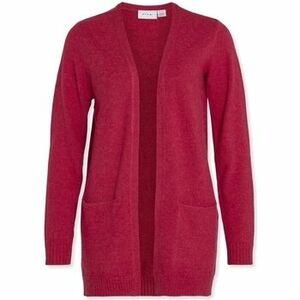 Kabáty Vila Noos Ril Cardigan - Cerise vyobraziť