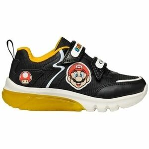 Módne tenisky Geox J CIBERDRON BOY C0054-NOIR/JAUNE J46LBI vyobraziť