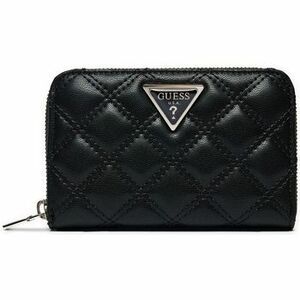 Peňaženky Guess GIULLY SLG MEDIUM ZIP AROUND BLACK SWQG87 48400 vyobraziť