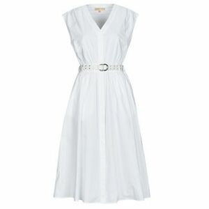 Dlhé šaty MICHAEL Michael Kors COTTON POPLIN MIDI DRS vyobraziť