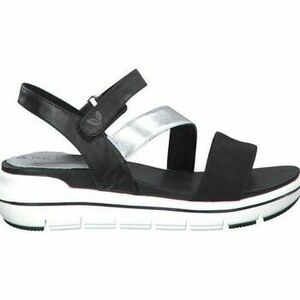 Sandále Marco Tozzi VEGAN 098 BLACK COMB 28555 vyobraziť